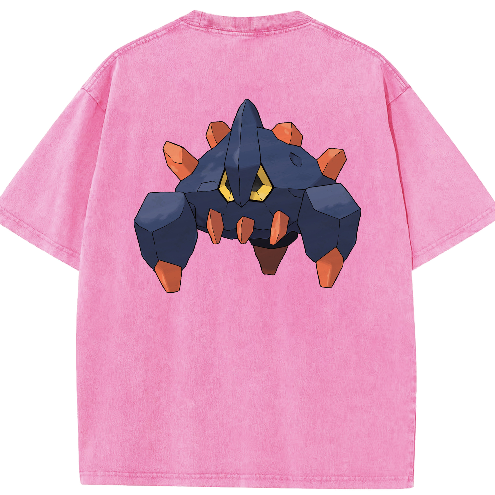 （画像用） ポケットモンスター Pokémon 綿100% ヴィンテージ風 半袖Tシャツ（背面プリント）
